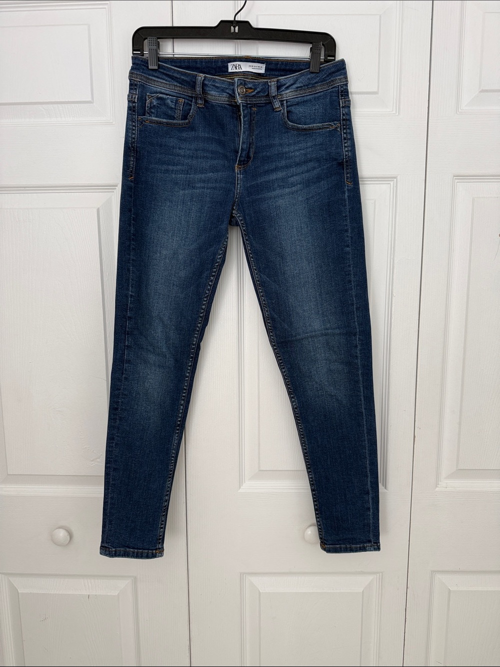 Zara Women's Indigo Skinny Jeans Size 6